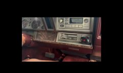 Ebony with Athletic Legs & Bubble Booty - Cranking & Revving Classic Red 1986 Ride