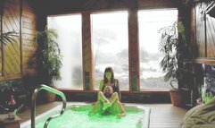 Hot Tub Headscissors with Dunking!