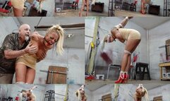 Busty blonde endures a strict strappado (MP4 SD 3500kbps)