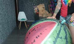 sittopop intex watermelon beachball