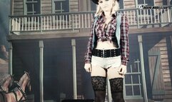 486 Kristi Waterfall as Cowgirl in wild West cosplay