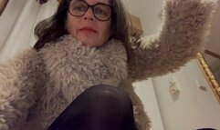 Behind The Scenes - Fur and pantyhose (2022) (MP4)