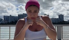 Shadow boxing in Puerto Rico