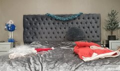 Bad Elf Tries On Santas Costume