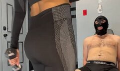 Ballbubsting Workout Betas nuts take a beating stomping kicks slaps punches and even a dumbbell