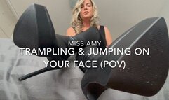 Trampling & Jumping On Your Face (POV)