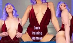 Cuck Training Mantras - Accept being a cuck - Verbal Humiliation and Cuckolding Female Domination with Femdom Brat Girl Mistress Mystique - MP4