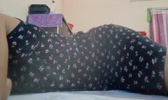 Desi School girl solo striptease