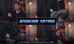 Smoking and showing off my outfit | Astrid ASMR