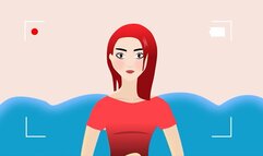 Lesbian Vampire Eve Drains the Witch Dani