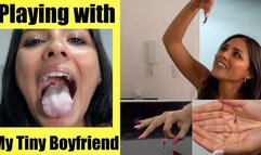Playing with my Tiny Boyfriend - Giantess Enola 720