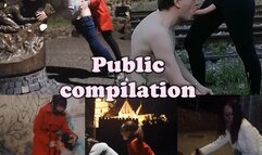 Public pegging and throat fuck- Dirty whore works hard in downtown