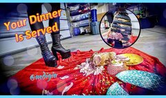 WATCH MISTRESS GEMINI (MDIGIA) STEP ALL OVER YOUR FOOD: LICK IT NOW!