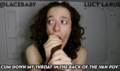 Cum Down My Throat in the Back of the Van POV