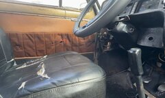 Karlotta drives to the office in the gold Fiat (part 2)