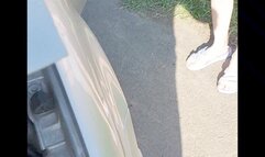 Hot summer day pedal pumping revving extreme