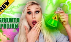 Growing into Giantess from a Mysterious Potion