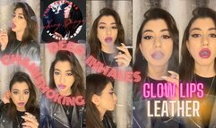 Chainsmoking in Leather Jacket