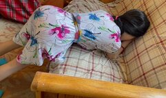 Naoko's Thigh and Bottom Punishment