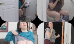 THE BEST EVER COMPILIATION SNEEZING SPITTING COUGHING PEEING FARTING CLEARING SINUS CAVITY AND THROAT PLUS HUGE MILKY WHITE TITS TO WASH IT ALL DOWN