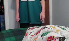 I just came home after a long day of being on my feet and you were being lazy and sleeping still so I decided to make you to sniff my sweaty feet