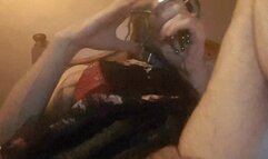 Extreme hole stretching, gape, cum, fingering and self fucking