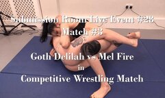 F986 - Goth Delilah vs Mel Fire