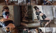 Blindfolded and bound in a strict chair tie (MP4 SD 3500kbps)