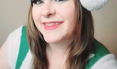 Christmas Elf fucks self with Candy Cane