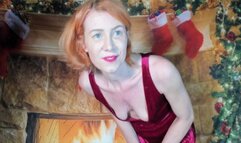 Small tits tease in the Winter