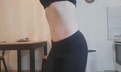 Stretching along the pole wmv