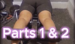 Dirty Gym Dirty Socks Foot gagging ballbusting and pissing on his face for not cleaning the gym