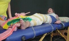 Julia Again - JULIA TICKLED ON THE TABLE - FULL HD