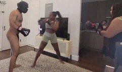 Tag Team Beatdown with Goddess Tierra and Goddess Nina part 1