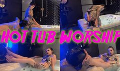 Hot Tub Worship 4K ft Mistress Demoness Luna Maz Morbid