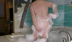 Fisting My Ass in the Bubble Bath