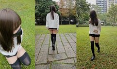 Miniskirt until pussy exposed