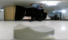 Ms Xiaomi puts on her knee high boots to humiliate the captive slaves VR