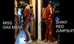 COMPILATION CLIP - MISS GAS MASK + SHINY RED JUMPSUIT