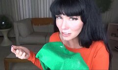 * 854x480p * Big Green Hanky Nose Blowing Sneezing 10 Day Collection, Pt 3 -MOV