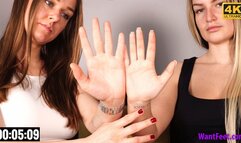 Comparing Our Perfect Hands - 4K MP4