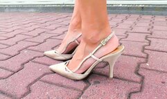 zed23 Victoria in her high-heeled slingbacks (mp4-FHD)