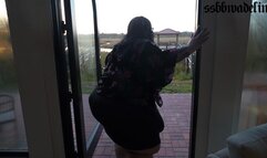 Adeline's Morning Waddle on the Pier