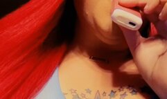 Fat Barbie FinDomme Vape & Coughing Draining Your Wallet