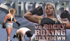 Sheena vs Rocky Boxing Beatdown