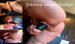 Granny veggie fucker