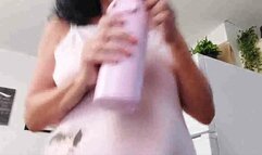 Eaten on a English muffin Tinies invade her toast Latina Milf Giantess in a dress Naked underneath Hairy Big Bush Upskirt pov Crunchy eating Lola towers over you upskirt pov & almost crushing you with her huge feet & Belly moving w tinies inside mkv