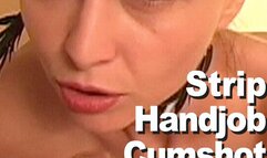 Alesha Bizart & Simon Synister Strip Handjob Cumshot ZY2840