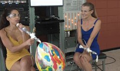 Kitty "Helps" Eden Test a Mexican Agate Balloon (MP4 - 720p)