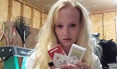 Chain smoking 2 Marlboro Red 100s